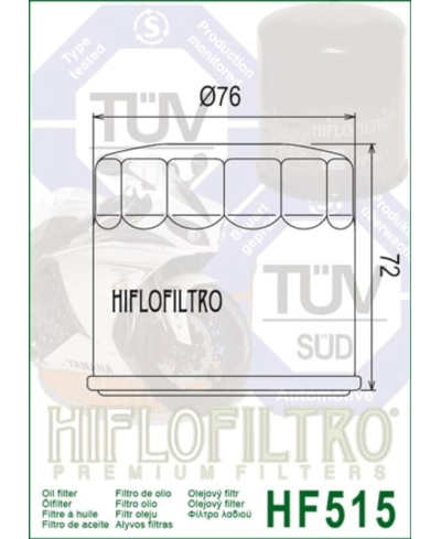 Filtre a huile HIFLOFILTRO a HF515