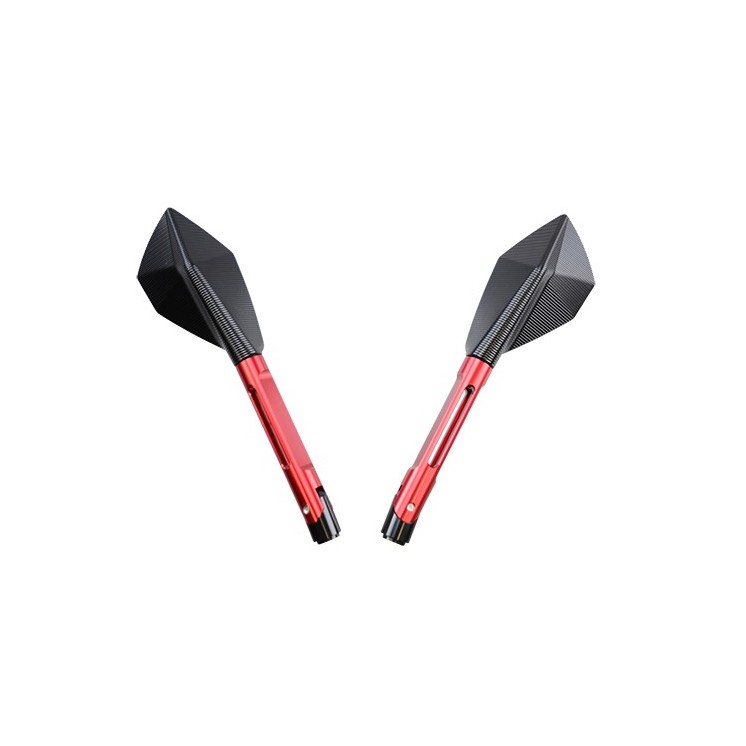 RETRO UNIVERSEL TUN'R* ECHO ALU CNC LONG NOIR/ROUGE (PR)