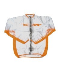 Veste de pluie RFX sport (Transparent/Orange) - taille M
