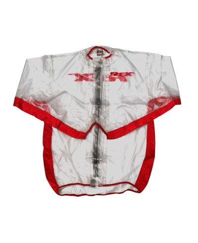 Veste de pluie RFX sport (Transparent/Rouge) - taille XL
