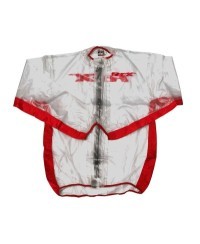 Veste de pluie RFX sport (Transparent/Rouge) - taille XL