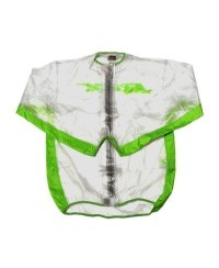 Veste de pluie RFX sport (Transparente/Vert) - taille XL