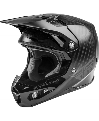Casque FLY RACING Formula Noir Carbon Brillant Enfant L