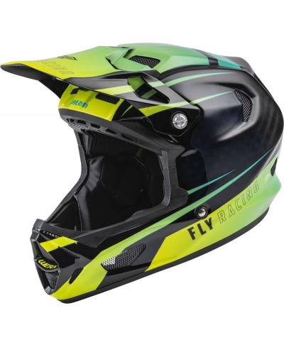 Casque FLY RACING Werx-R Teal/Jaune/Noir XL