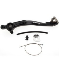 Pédale de frein arrière RFX Pro Series anodisé dur noir/titane