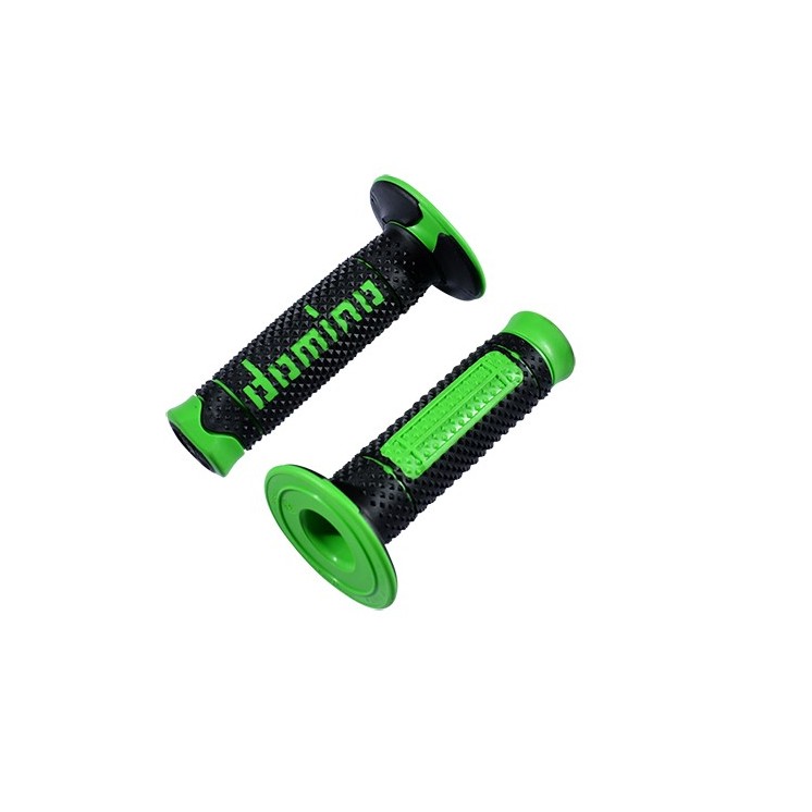 REVETEMENT/POIGNEE DOMINO A260 CROSS/ENDURO NOIR/VERT (PR) 120MM