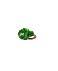 Bouchon de vidange magnétique RFX Pro (Vert) (M10 x 22 mm x 1,5( - Kawasaki KXF450/450R