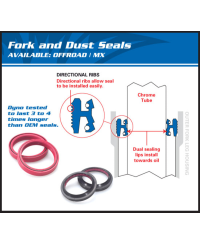 Joints de fourche ALL BALLS sans cache-poussière - 30x42x11 mm - 55-103