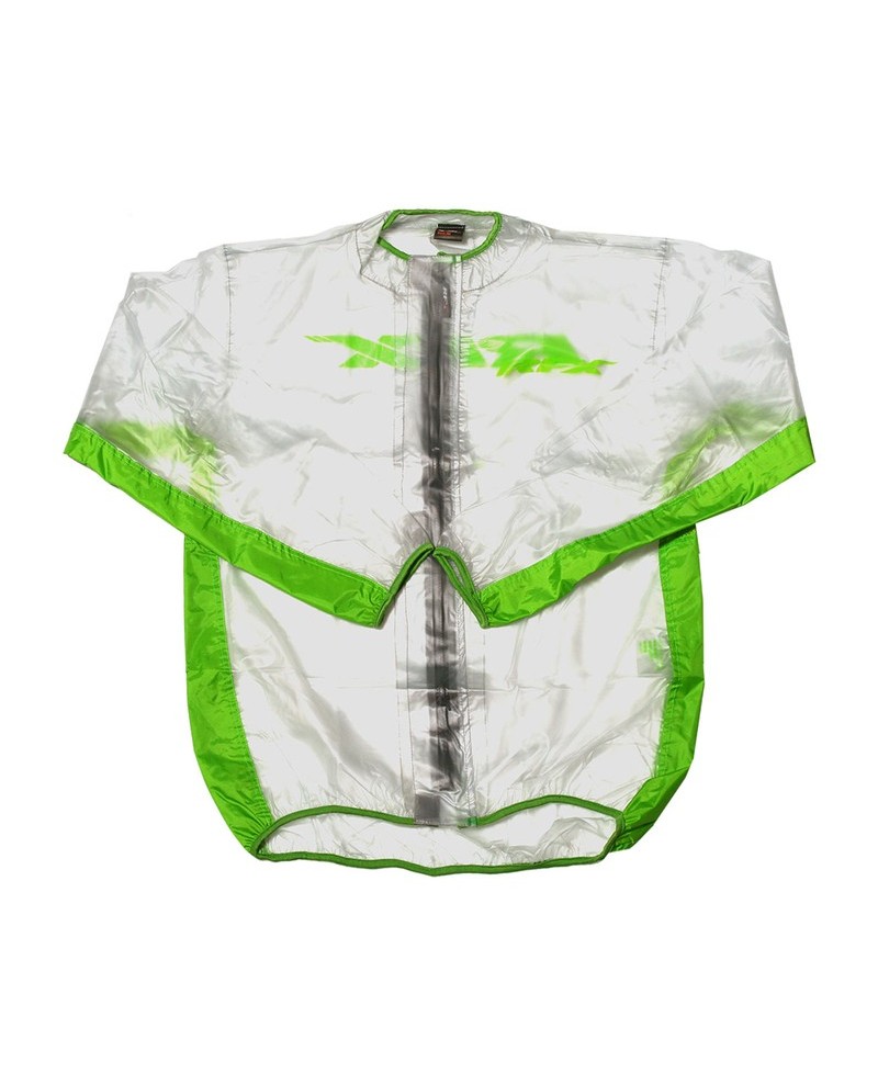 Veste de pluie RFX sport (Transparent/Vert) - taille L
