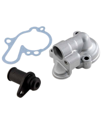 COUVERCLE / CARTER POMPE A EAU MECABOITE TOP PERFORMANCES ADAPT. AM6 ALU NOIR