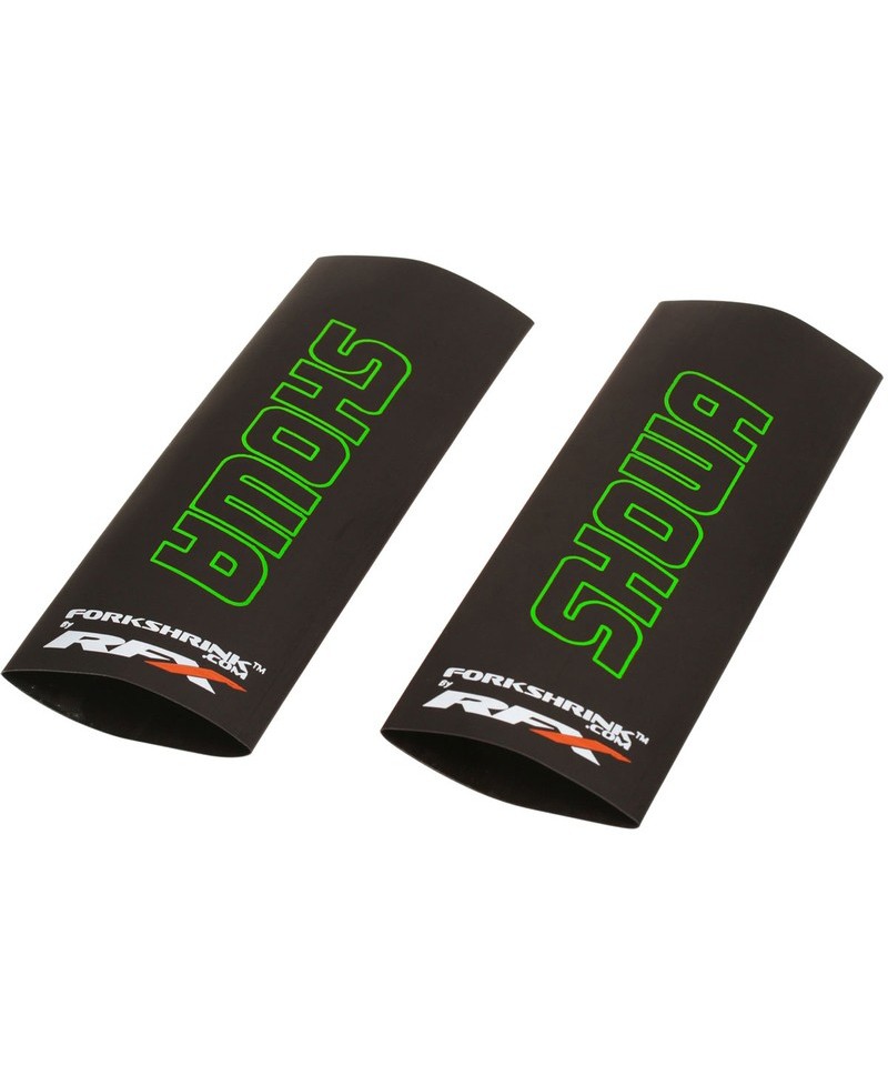 Protection de fourche supérieure RFX Race Series Forkshrink logo Showa - vert
