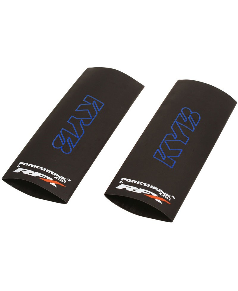 Protection de fourche supérieure RFX Race Series Forkshrink logo KYB - bleu