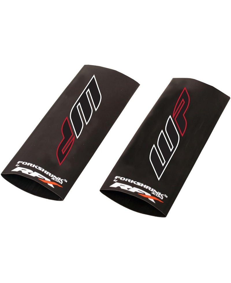Protection de fourche supérieure RFX Race Series Forkshrink logo WP - blanc/rouge