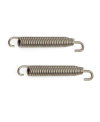 Ressorts de traction d'échappement RFX Race acier inox - 57mm - la paire