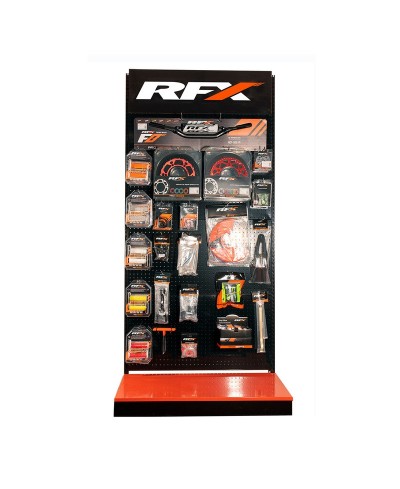 Présentoir métal RFX 100x50x220cm noir