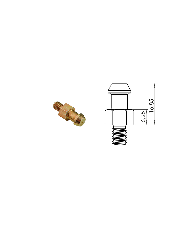 PION METAL POMPE A EAU SCOOTER TOP PERF. TYPE ORIGINE ADAPT. NITRO/AEROX/MACH G/SR50 COURT