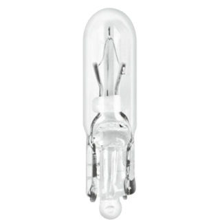 LAMPE/AMPOULE 12V  1.2W (W1.2W) WEDGE NEOLUX TEMOIN T5 (W2X4.6D) ECLAIRAGE COMPTEUR
