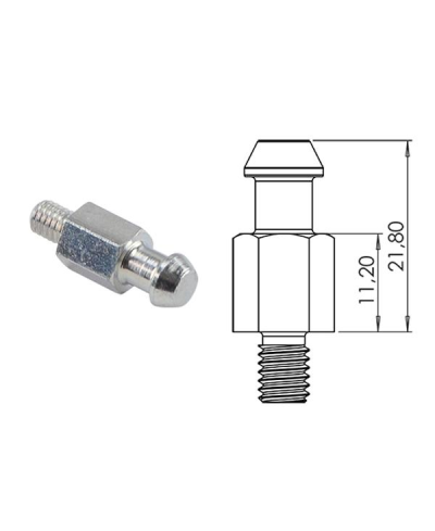 PION METAL POMPE A EAU SCOOTER TOP PERF. TYPE ORIGINE ADAPT. NITRO/AEROX/MACH G/SR50 LONG