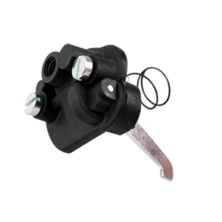 COUVERCLE BOISSEAU CARBU DELLORTO SHA COMPLET (RESSORT+JOINT)