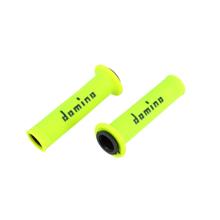 REVETEMENT / POIGNEE DOMINO A010 JAUNE FLUO/NOIR (PR) 120MM