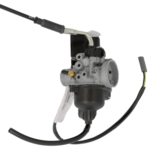 CARBURATEUR DELLORTO PHVA 12 PIAGGIO SOUPLE (GRAISSAGE) STARTER ELEC.