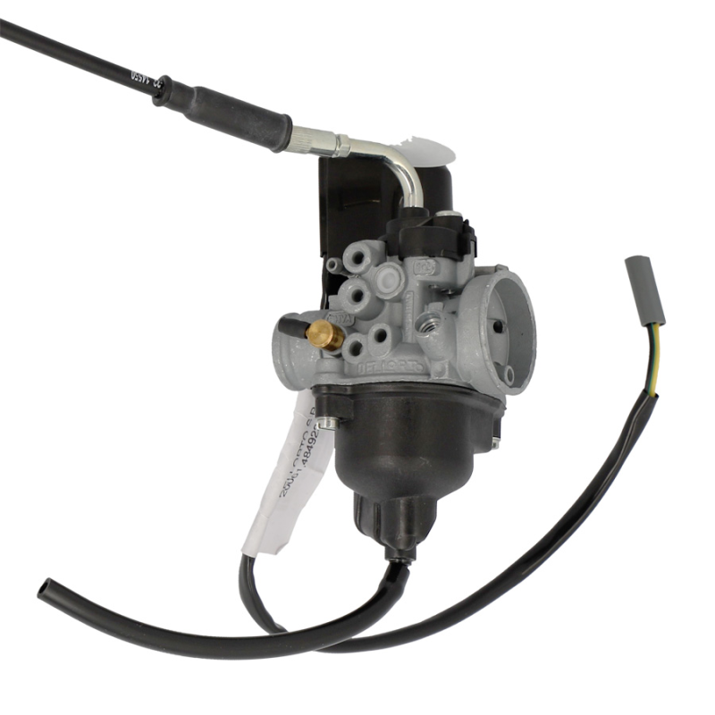 CARBURATEUR DELLORTO PHVA 12 PIAGGIO SOUPLE (GRAISSAGE) STARTER ELEC.