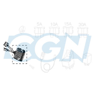 REGULATEUR DE TENSION MAXI SCOOTER OEM PEUGEOT 125 CITYSTAR/GEOPOLIS/SATELIS 2