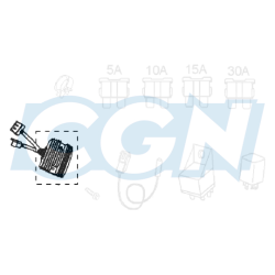 REGULATEUR DE TENSION MAXI SCOOTER OEM PEUGEOT 125 CITYSTAR/GEOPOLIS/SATELIS 2