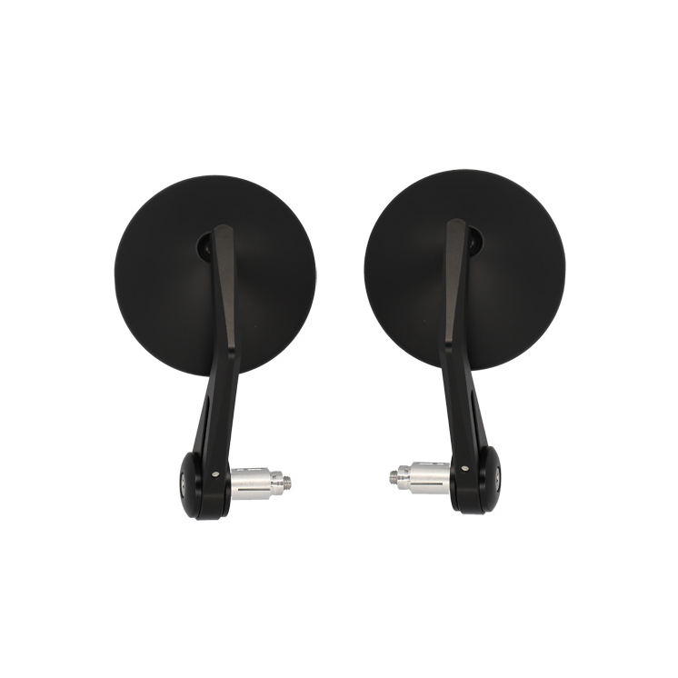 RETRO UNIVERSEL BLACKWAY ION ALUMINIUM NOIR (PR) - HOMOLOGUE CE - MONTAGE EN EMBOUT GUIDON