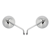 RETRO UNIVERSEL BLACKWAY ONDE ALUMINIUM CHROME (PR) - HOMOLOGUE CE