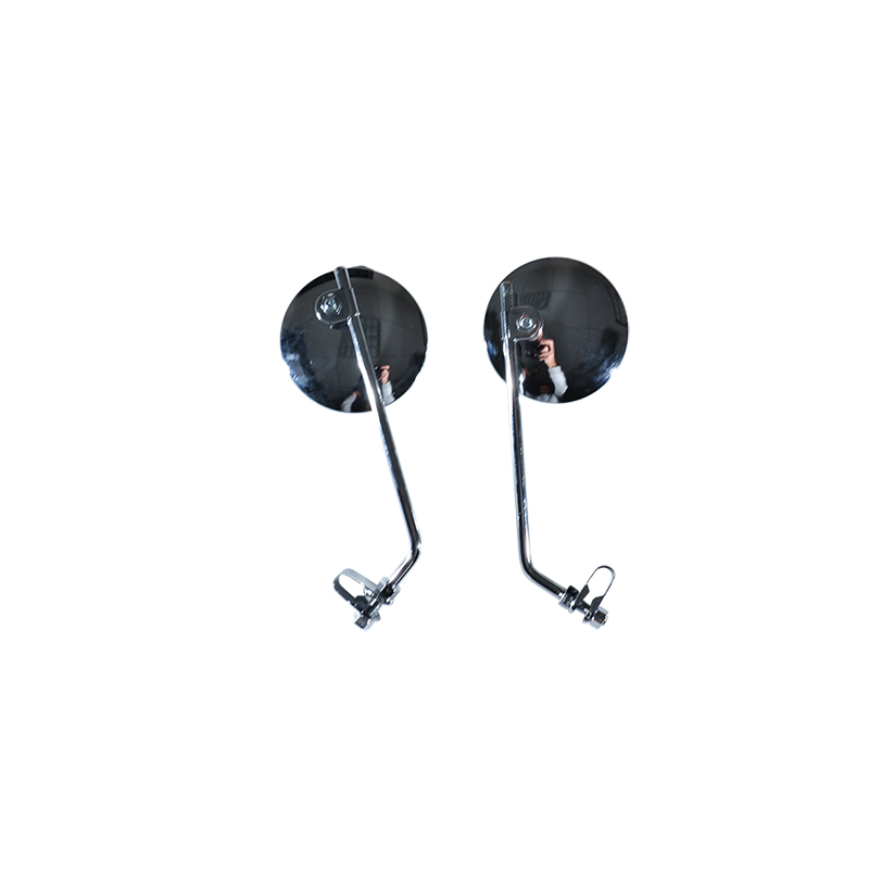 RETRO UNIVERSEL REVERSIBLE* ROND D10 ACIER CHROME A COLLIER AJUSTABLE EN HAUTEUR (PR)