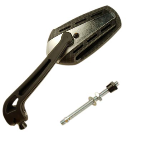 RETRO UNIVERSEL TUN'R* FORMULA D 8 CARBONE MAT/NOIR GAUCHE  (X1)