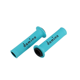 REVETEMENT / POIGNEE DOMINO A010 CYAN/BLACK (PR) 120MM