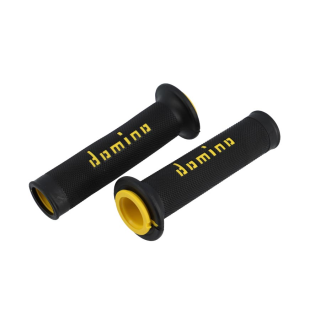 REVETEMENT / POIGNEE DOMINO A010 NOIR/JAUNE (PR) 120MM