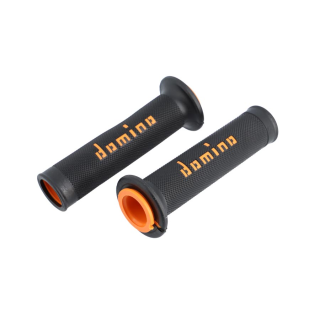 REVETEMENT / POIGNEE DOMINO A010 NOIR/ORANGE (PR) 120MM