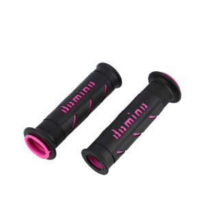 REVETEMENT / POIGNEE DOMINO A250 NOIR/FUSHIA (PR) 120MM