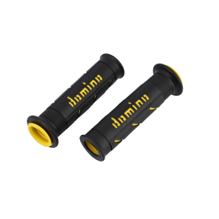 REVETEMENT / POIGNEE DOMINO A250 NOIR/JAUNE (PR) 120MM