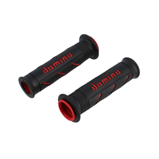 REVETEMENT / POIGNEE DOMINO A250 NOIR/ROUGE (PR) 120MM