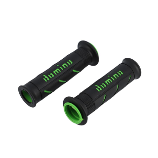 REVETEMENT / POIGNEE DOMINO A250 NOIR/VERT (PR) 120MM