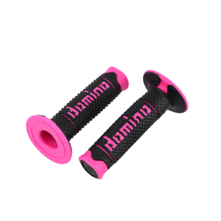 REVETEMENT / POIGNEE DOMINO A260 CROSS / ENDURO NOIR / FUSHIA (PR) 120MM