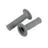 REVETEMENT / POIGNEE DOMINO CROSS/ENDURO GRIS (PR) 120MM