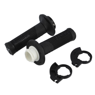 REVETEMENT / POIGNEE DOMINO D-LOCK CROSS/ENDURO/OFF ROAD NOIR 1 CABLE SPECIAL 2T (PR) 116M