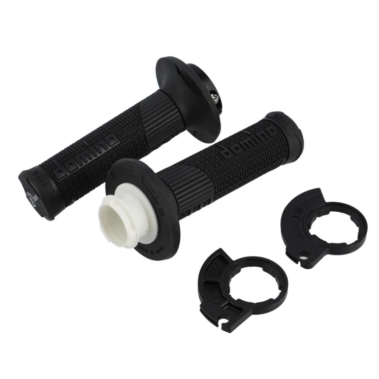 REVETEMENT / POIGNEE DOMINO D-LOCK CROSS/ENDURO/OFF ROAD NOIR 1 CABLE SPECIAL 2T (PR) 116M