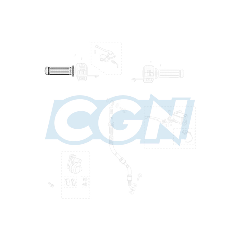 REVETEMENT POIGNEE GAUCHE SCOOTER/MAXI SCOOTER OEM PEUGEOT SUM UP/VCLIC