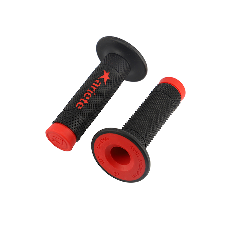 REVETEMENT/POIGNEE ARIETE VULCAN NOIR/ROUGE (PR)  - 115MM