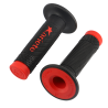 REVETEMENT/POIGNEE ARIETE VULCAN NOIR/ROUGE (PR)  - 115MM