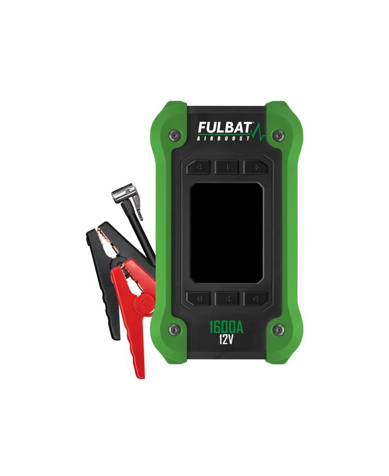BOOSTER MULTIFONCTION BATTERIE / AIDE AU DEMARRAGE / COMPRESSEUR AIR FULBAT AIRBOOST 1600A
