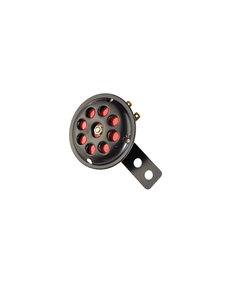 AVERTISSEUR/KLAXON CYCLO/SCOOTER/MECABOITE/MOTO ADAPT. TOUS MODELES 12V (NOIR)