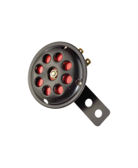 AVERTISSEUR/KLAXON CYCLO/SCOOTER/MECABOITE/MOTO ADAPT. TOUS MODELES 12V (NOIR)