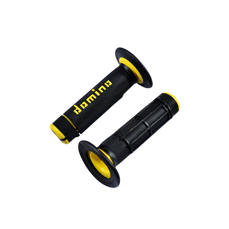 REVETEMENT/POIGNEE DOMINO A020 CROSS DOUBLE DENSITE NOIR/JAUNE (PR) 118MM